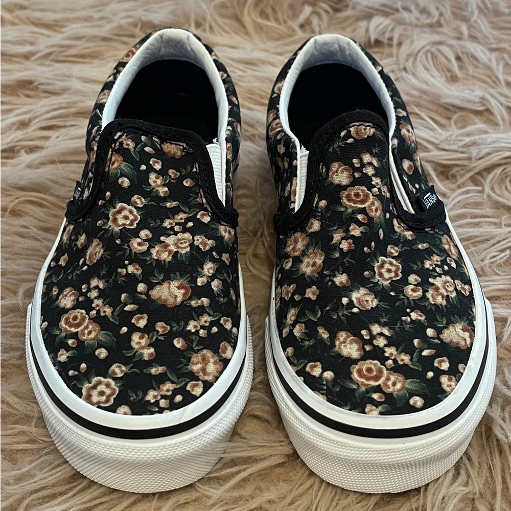 Girls Floral Vans